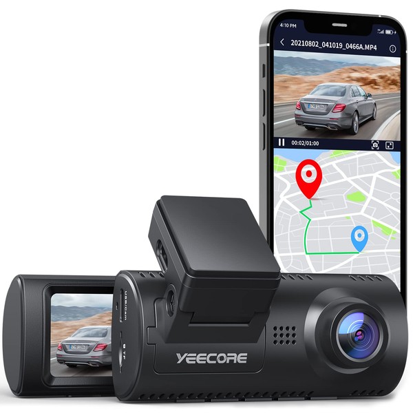 YEECORE Dash Cam, 4K Dash Cam Front UHD 2160P, Car