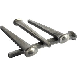 Antique Hardware Depot 4" - Common Rose Head - Antique Restoration nail - Steel nail with dimple top... - 10