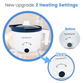 LFISGNN Soap Melter for Soap Making, DIY Soap Melting Pot for DIY Soap Making Set, Adults and Children (Soap Melter Only)