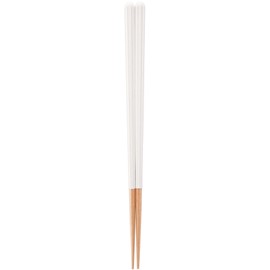 Kawai 122472 Haze Chopsticks White 9.1 inches (23 cm), Antibacterial, Dishwasher Safe, Anti-Slip, Made in Japan
