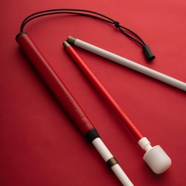 NO-JAB® Ambutech Cane, Ambutech's Best Graphite Shaft with a Rolling Marshmallow Tip, “No More Sharp Jabs to Your Body” (Patent 10,898,406 B2) (54 inchs)