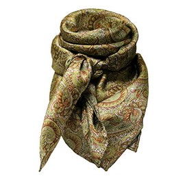 Wyoming Traders Wild Rag Silk Paisley Scarf