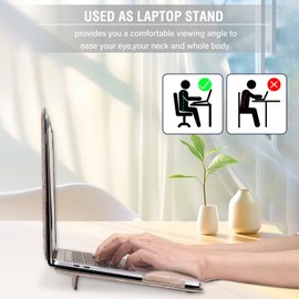 MOSISO Case Compatible with MacBook Air 13.6 inch M4 M3 M2 2025-2022 /Air 13 M1 2022-2018 /Pro 13 M2 M1 2025-2016, Embossed Retro Hibiscus PU Leather Portfolio Protective Stand Cover, Pink