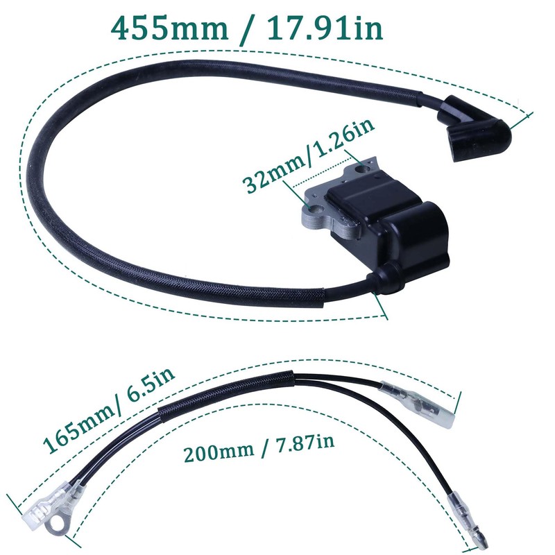 Ignition Coil Module with Spark Plug for Husqvarna 150BT 350BT