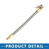 A ABSOPRO 21cm Car Air Inflator Hose Adapter Stainless Steel