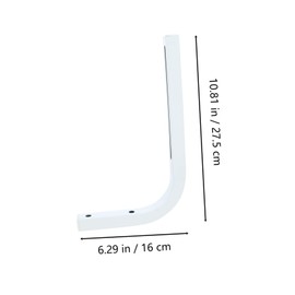 SUPVOX 2pcs Projector Screen Holder with Hooks Easy Wall Mount for Manual and Pull Down Screens Compatible with Drywall and Walls