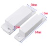 GUUZI 4 Sets MC-31B White Surface Mount Wired NC-NO Door