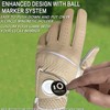 FINGER TEN Golf Gloves Men's Golf Gloves Left Right Leather