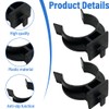 UEIOAVL Skirting Boards 15 Pieces Kitchen Skirting Clips Universal Kitchen