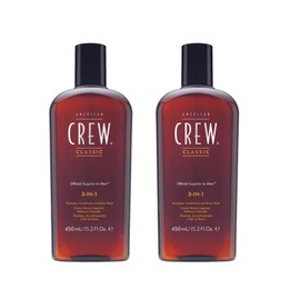 American Crew Classic 3-in-1 Shampoo Conditioner and Body Wash 450ml Duo Pack