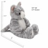 Vermont Teddy Bear Stuffed Kitten - Oh So Soft Kitty