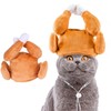Pet Turkey Hat Fun Thanksgiving Holiday Hat for Dogs/Cats Cute,