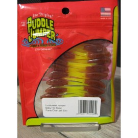 The Original Puddle Jumper Lures 20 Puddle Jumper 2.4" Soft Plastic Baby Pro Shad Fishing Bait Pump/Chart Tail