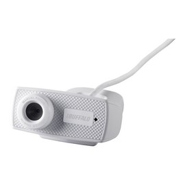 BUFFALO BSWHD06MWH 1.2 Megapixel Webcam with Built-in Microphone, HD 720p Compatible Model, White