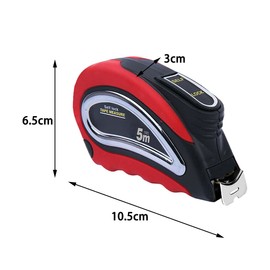 5M Measure Tape Imperial Metric Measuring Metres Waterproof Retractable Meter Ruler for Homeowner Designer Carpenter