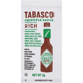 Tabasco Hot Sauce | Chipotle Sauce | Case of 200 Packets