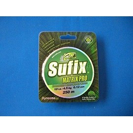 Sufix Matrix Pro 0.12 mm 4.5 kg 250 m Green Braided Line