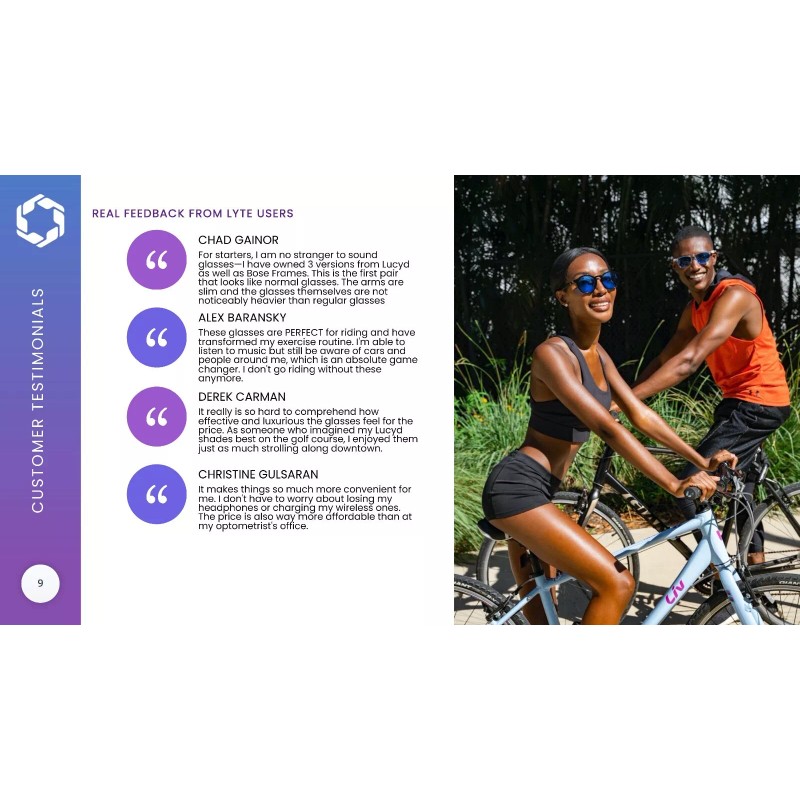 Lucyd Smart Sunglasses Antimatter