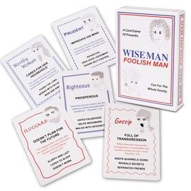 Wise Man Foolish Man Family Card Game: Fun Educational Christian Game for Kids and Families; Fun Bible Game; Perfect Game for Family Game Night