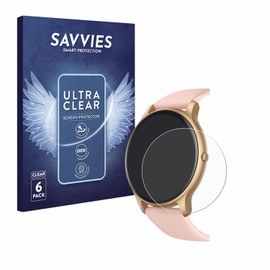 Savvies 6 Pack Screen Protector compatible with AGPtek SR2 1.32" Protection Film Clear