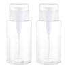 2 Stück 200ml Dispenser Pumpflasche, Nagellackentferner Pumpspender, Pumpspender RunterdrüCken für