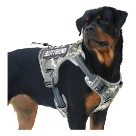 Chaleco Táctico Para Perro Grande Pechera K9 Ajustable