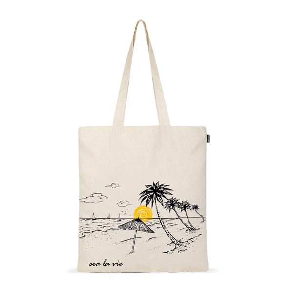 Ecoright Aesthetic Canvas Tote Bag for Women, Mom Gifts for Daughter & Son, Reusable Cotton Tote Bag for Grocery, Shopping