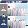 Retractable Washing Line, Clothes Lines Indoor & Outdoor, Non-Sagging Outside