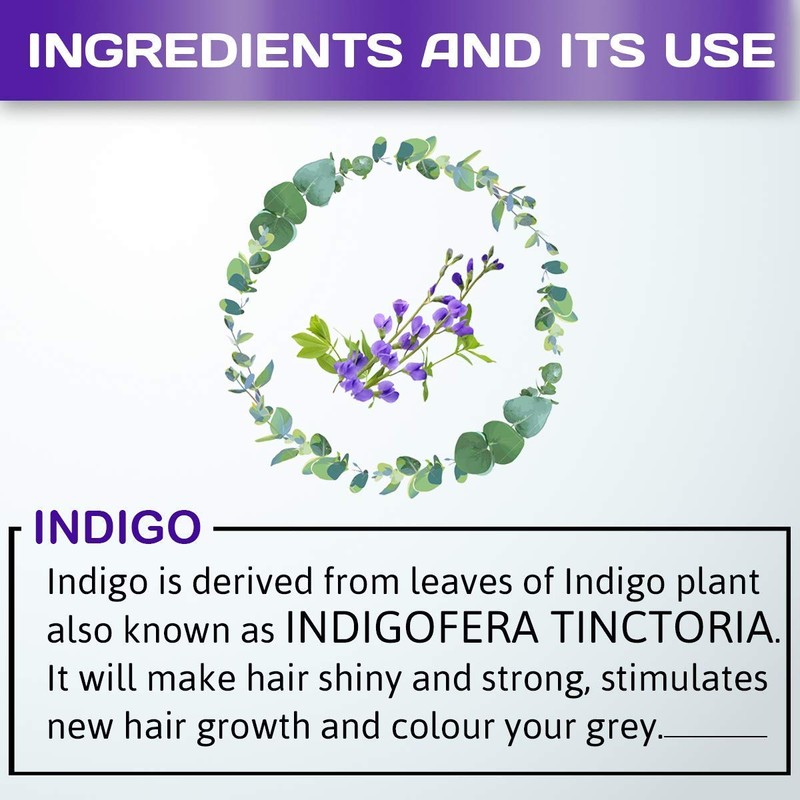 Radico Indigo Leaf Powder 100 g (Organic, Vegan)