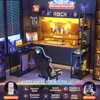 Cyclysio L Shaped Desk, L Shaped Gaming Desk with Led
