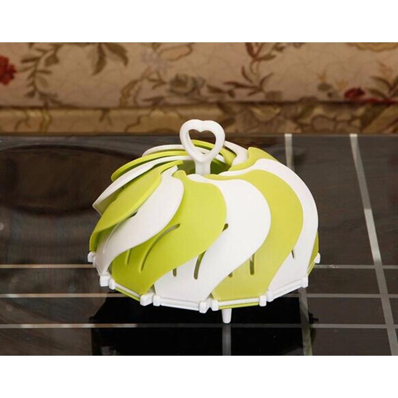 HJ Fruit Basket Foldable Kitchen Bowl purasutikkuhuru-tubouru Drainer Bowl