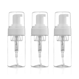 3pcs Travel Foam Pump Bottle - 3.5oz Foaming Hand Soap Dispenser Clear 100ml Foam Dispenser Pump