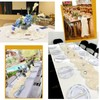 8 Pack Ivory Table Runner 10FT Cheesecloth Table Runner Boho