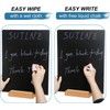 NANXJIUR 2 Pack Mini Chalkboard Signs with Base Stand Restaurant