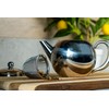 Café Ole RT-050X Rondeo Stainless Steel Tea Pot Easy Pour