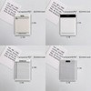 200 Sheets Transparent Sticky Notes 3.7x2.7 Inches, Lined, Gird, Record