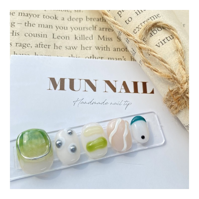 New summer product recommendationGreen tea latte - Round / 여름신상