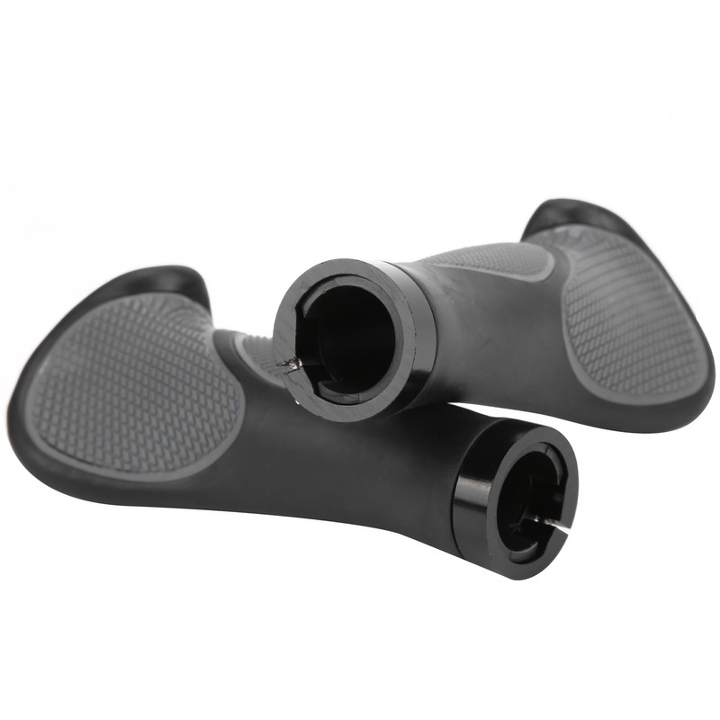 22.2mm Mountain Bike Horn Handlebars Bilateral Locking Rubber Handle Grips