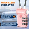 SURE LOCK TSA Approved Luggage Locks, Open Alert, Easy Read