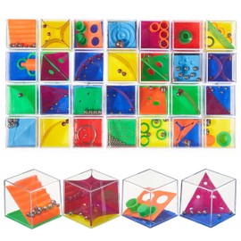 THE TWIDDLERS 56 Patience Games, Puzzle Game, Mini Games for Children and Adults - Weddings & Children's Birthday Party Bags, Advent Calendar, Souvenir, Party Gifts, Give Aways