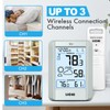 Indoor Outdoor Thermometer Wireless Weather Station External Thermometer Hygrometer Monitor