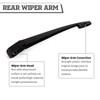 HODEE Rear Wiper Arm Blade for Jeep Wrangler 2018-2021 Honda