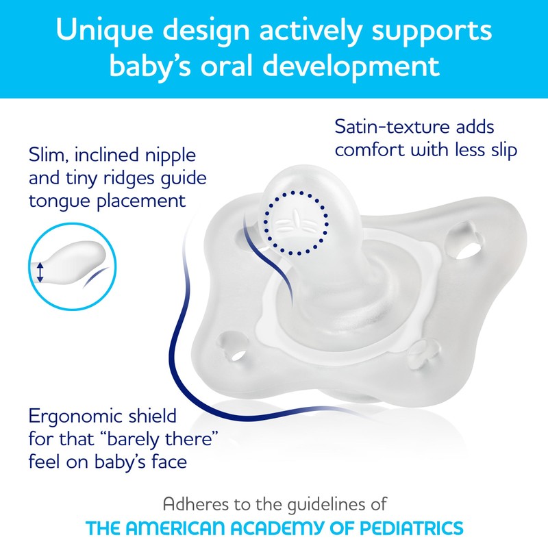 Chicco PhysioForma 100% Soft Silicone Mini One Piece Pacifier for