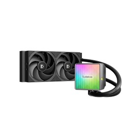 Sudokoo NEXAURA 240 Liquid CPU Cooler: 240mm AIO CPU Cooler with PWM Pump & ARGB Pump Head - Water Cooling with FDB Fans for Intel LGA 1851/1700/1200/115X AMD AM5/AM4 - Black