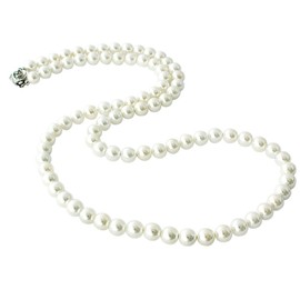 One&Only Jewellery Shell Pearl 8mm Long Necklace, Cowrie