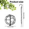 4 Pcs Fat Ball Bird Feeder, Metal Squirrel-Proof Hanging Bird
