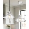kudos Brushed Nickel Pendant Lights Kitchen Island, Large Pendant Light