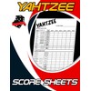 Yahtzee Score Sheets: 100 Pages, Dice Board Game, Yahtzee Score