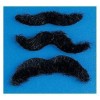Oriental Trading One Dozen Self Adhesive Black Hairy  Mustaches (12)