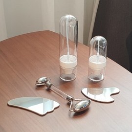 Stainless Steel Gua Sha Facial Massager Roller Cloud